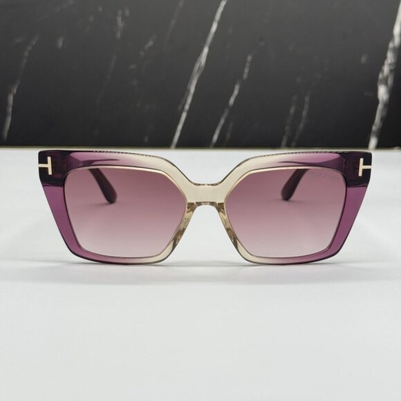 NEW TF1030 83Z TOM FORD BLACK/VIOLET FT1030/S 83Z WOMEN TOM FORD SUNGLASSES main image 4